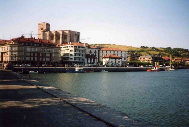 Zumaia-vista cattedrale